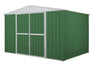 Casetta Box da Giardino in Lamiera di Acciaio Porta Utensili 360x175x215 cm Enaudi Verde