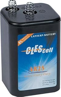 1 PZ Di BATTERIA 6V PER LAMPEGGIANTE CANTIERE