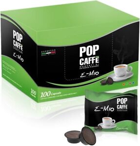 200 CAPSULE POP CAFFE' E-MIO 2 CREMOSO COMPATIBILI LAVAZZA A MODO MIO - 2 CONFEZ