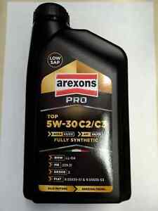 2 LT AREXONS OLIO MOTORE TOP 5W30 C2/C3 BZ/DS - 2 LATTINE DA 1 LT