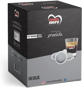 150 CIALDE CUORE NERO CAFFE' MISCELA PROCIDA 44 ESE