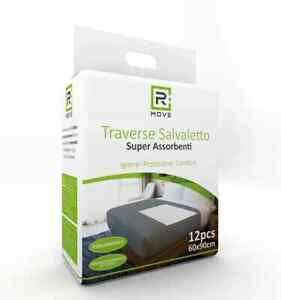 100 traverse salvaletto 60x90cm adatte anche come traverse letto bambini